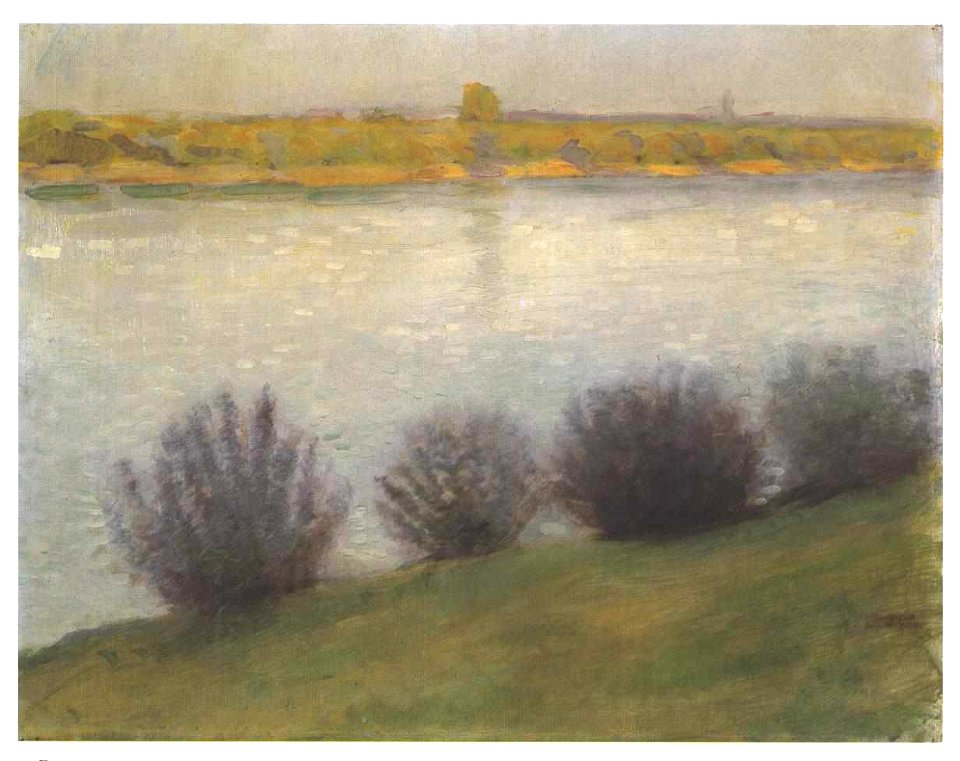 Macke - Am Rhein bei Hersel