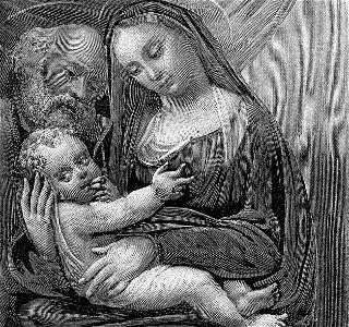Madonna attribuita ad Innocenzo da Imola (xilografia)
