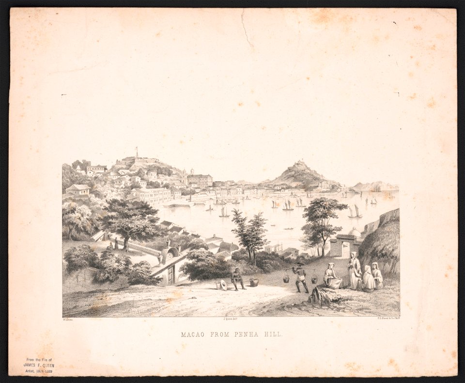 Macao from Penha Hill - W. Heine ; J. Queen delt. ; P.S. Duval & Co., Phila. LCCN2014649309