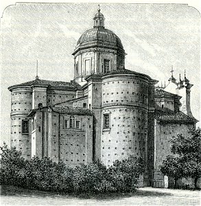 Macerata parte posteriore della chiesa di S Maria delle Vergini