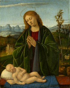 Madonna Adoring the Child A13662