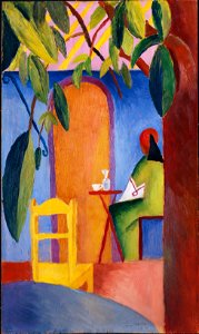 Macke, August - Türkisches Café - Google Art Project