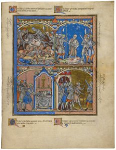 Maciejowski Bible - Morgan Library & Museum MS M.638, fol. 35r