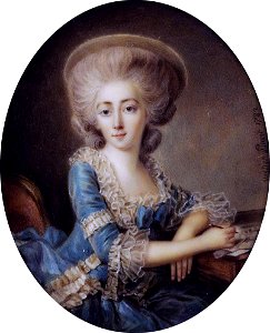 Madame de Montesson (1738-1806), by Antoine Vestier (1740-1824)