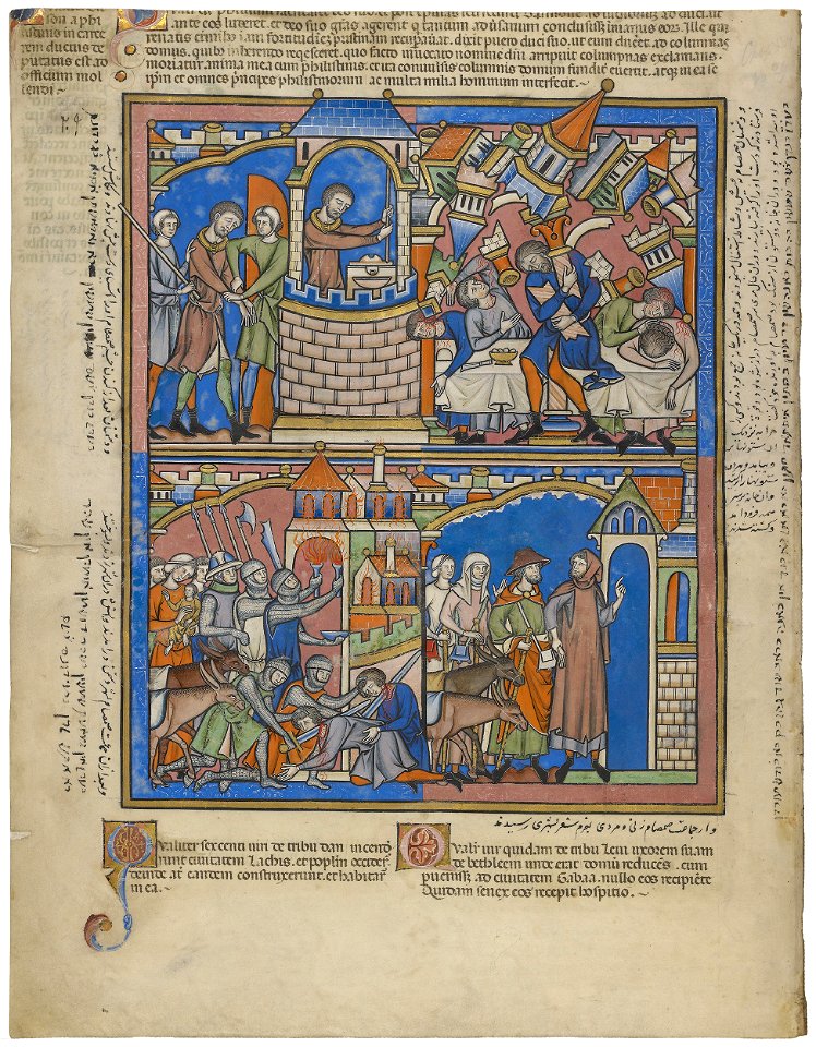 Maciejowski Bible - Morgan Library & Museum MS M.638, fol. 15v