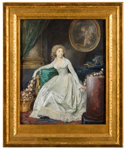 Mademoiselle Sofia Hagman (Niclas Lafrensen d.y.) - Nationalmuseum - 24070