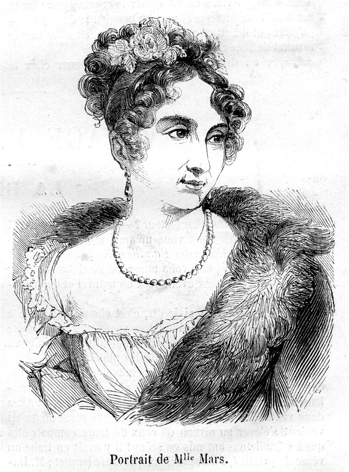 Mademoiselle Mars (gravure)