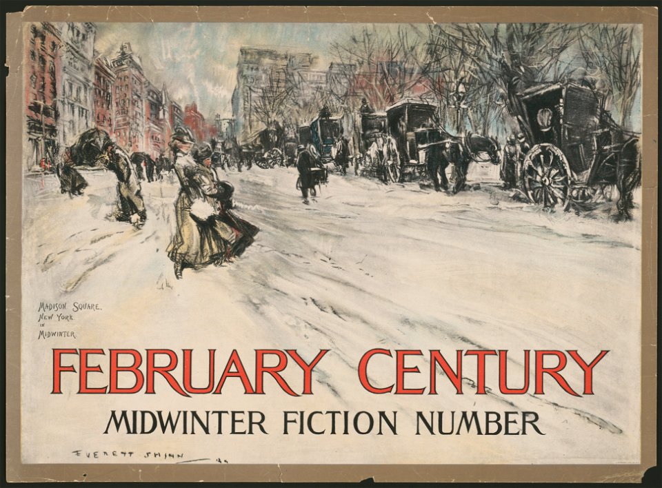Madison Square, New York in midwinter. February Century LCCN2015647860