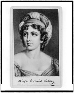 Madame de Staël, head-and-shoulders portrait, facing left) - E. Hader pinxit ; phot. u. Verl. v. Sophus Williams, Berlin W LCCN97508809