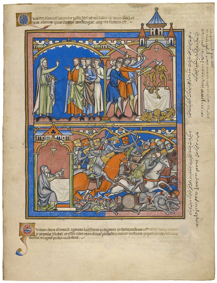 Maciejowski Bible - Morgan Library & Museum MS M.638, fol. 22r