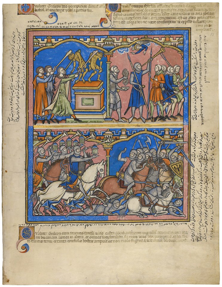 Maciejowski Bible - Morgan Library & Museum MS M.638, fol. 13r