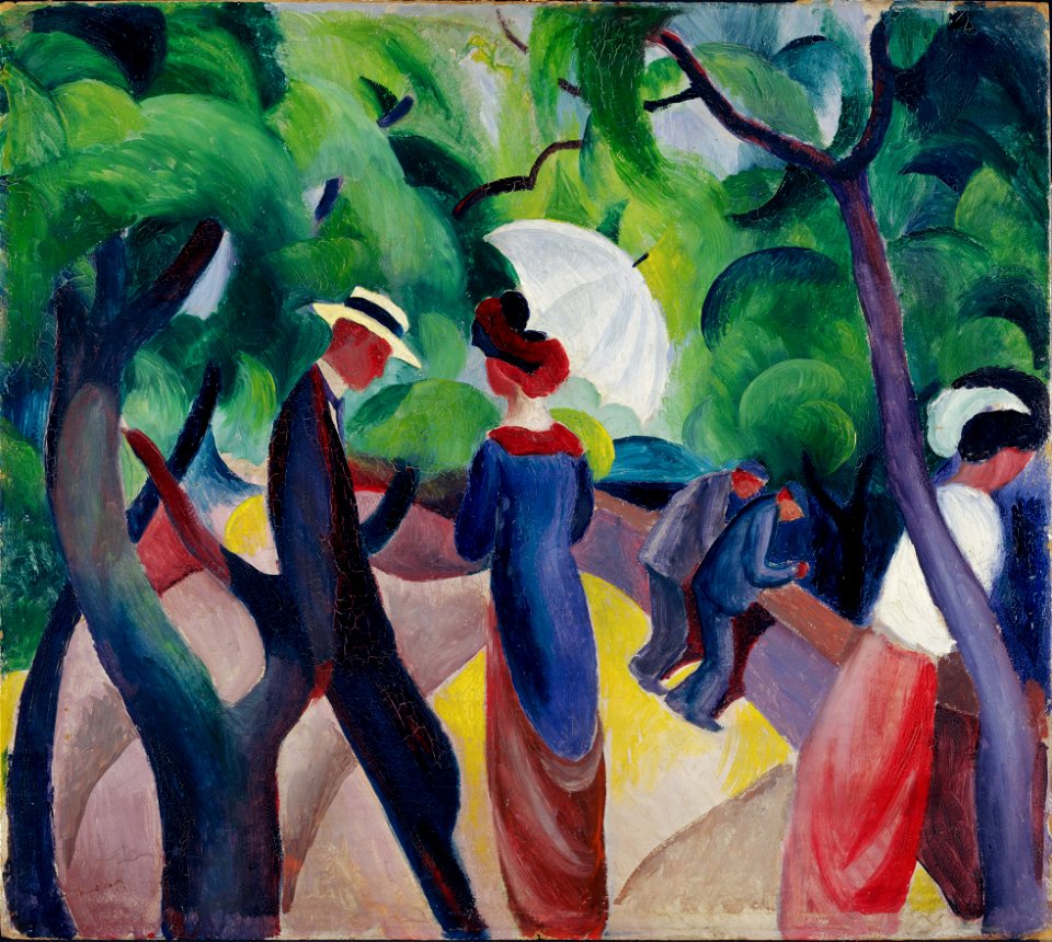 Macke, August - Promenade - Google Art Project