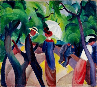 Macke, August - Promenade - Google Art Project