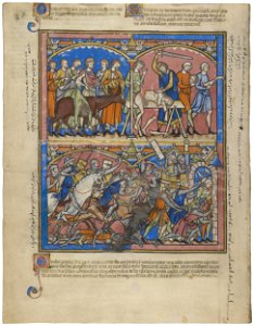 Maciejowski Bible - Morgan Library & Museum MS M.638, fol. 16v