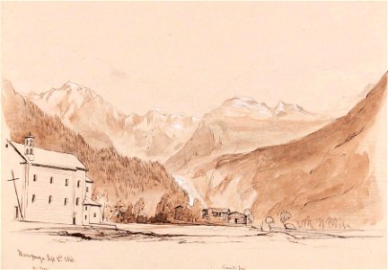 Macugnaga, M. Rosa-Cima di Jagi - 1846 - John Scandrett Harford - 2690