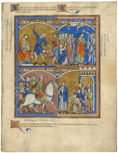 Maciejowski Bible - Morgan Library & Museum MS M.638, fol. 36r