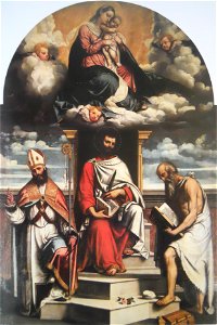 Madonna in trono col Bambino in gloria con i santi Zenone, Andrea e Girolamo