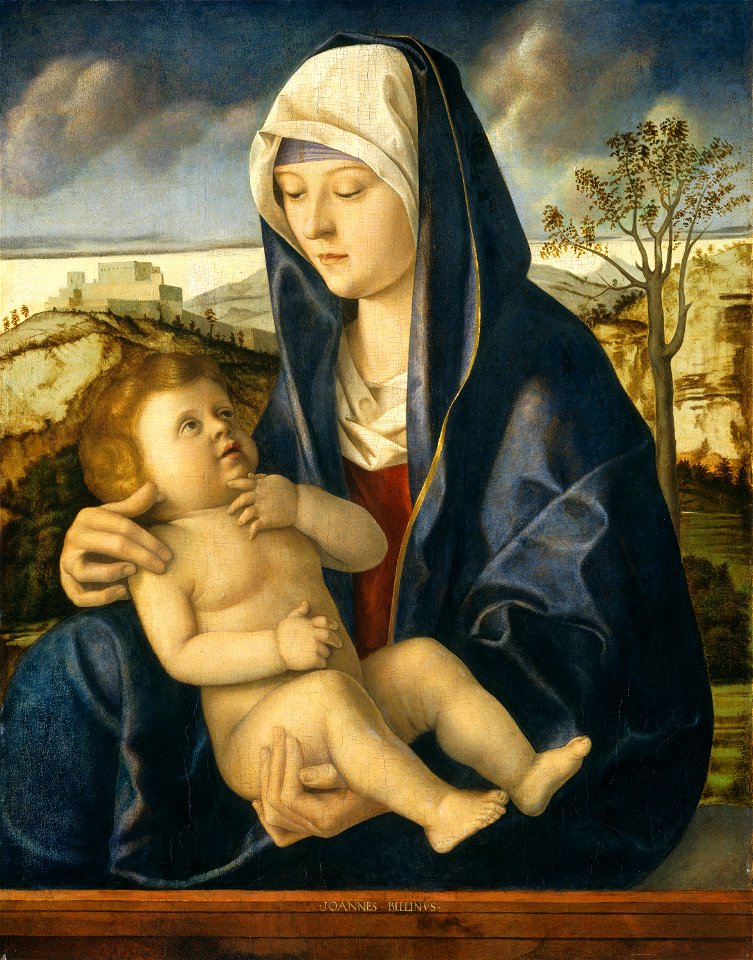 Madonna and Child in a Landscape sc198