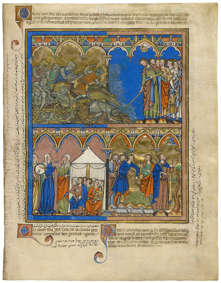 Maciejowski Bible - Morgan Library & Museum MS M.638, fol. 9r - Free ...