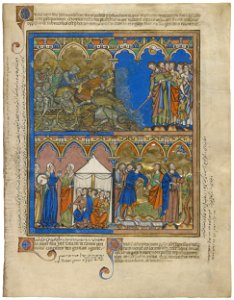 Maciejowski Bible - Morgan Library & Museum MS M.638, fol. 9r