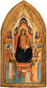Madonna and Child with Saints and Angels A16947