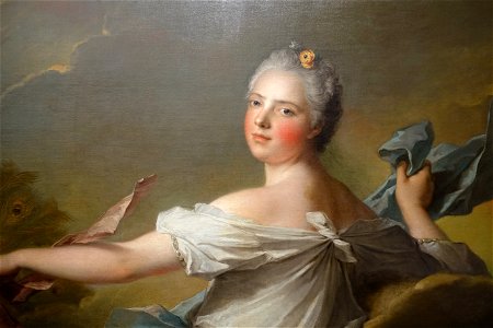 Madame Marie-Adelaide de France, The Air, by Jean-Marc Nattier, detail, 1751, oil on canvas - Museu de Arte de São Paulo - DSC07216