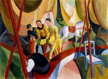 August Macke - Zirkus (1913)