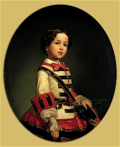 Madrazo y Kuntz, Luis de - Cristina de Roncali y Gaviria, the Little Marquise of Roncali - Google Art Project