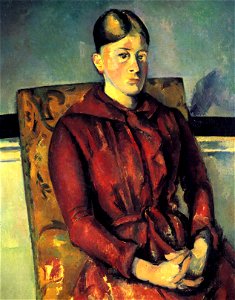 Madame Cézanne dans un fauteuil jaune, par Paul Cézanne