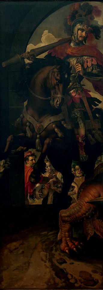 Maerten de Vos - St Georges delivering St Margaret