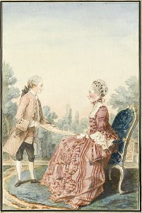Madame de Larminat et son fils