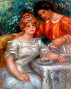 Mademoiselle Amélie Diéterle (Tea Time 1911) par Auguste Renoir (H)