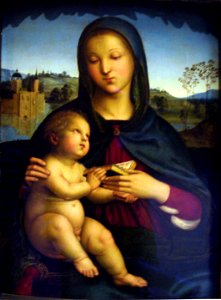 Madonna and Child with Book by Raphael