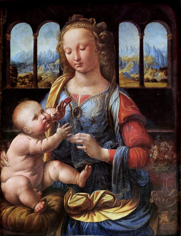 Madonna of the Carnation Leonardo da VinciFXD