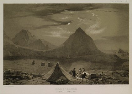 Madensher Vue générale - Laborde Léon Emmanuel Simon Joseph - 1838