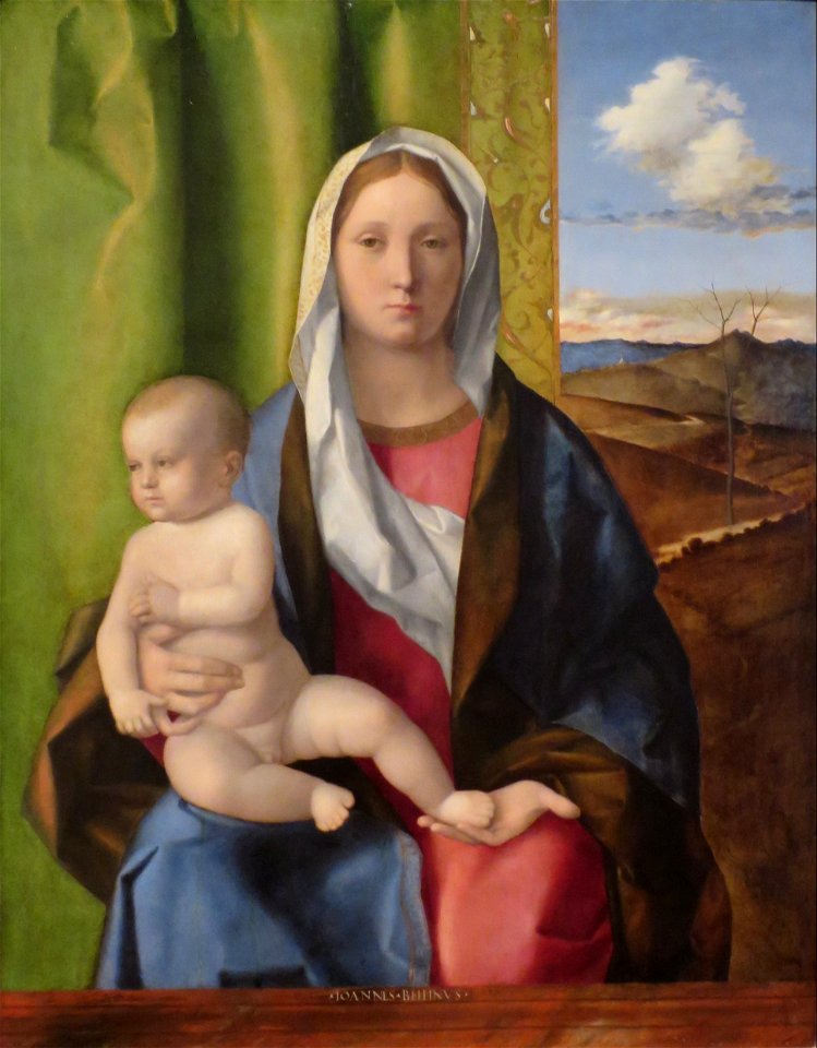Madonna and Child by Giovanni Bellini, oil on panel, c. 1510, High Museum of Art