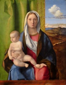 Madonna and Child by Giovanni Bellini, oil on panel, c. 1510, High Museum of Art