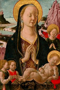 Madonna and Child with Angels A11737