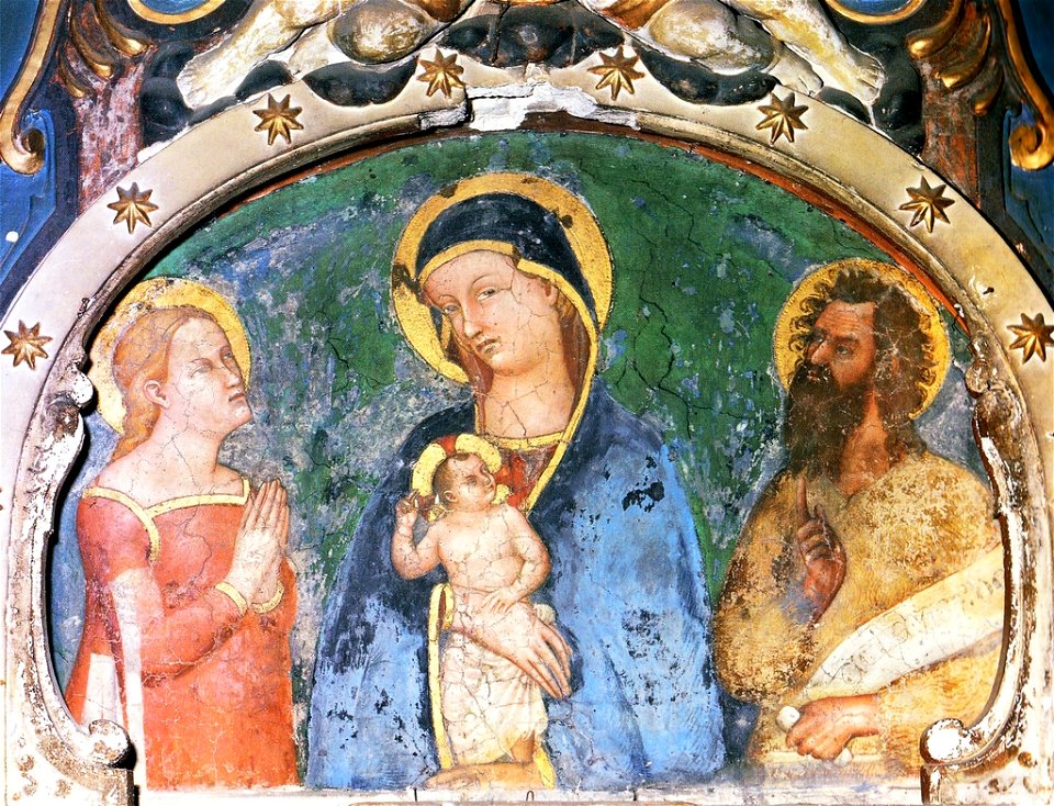Madonna and Child with Saints, c. 1350 Oratorio di Santa Maria delle Grazie, Mendrisio