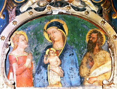 Madonna and Child with Saints, c. 1350 Oratorio di Santa Maria delle Grazie, Mendrisio