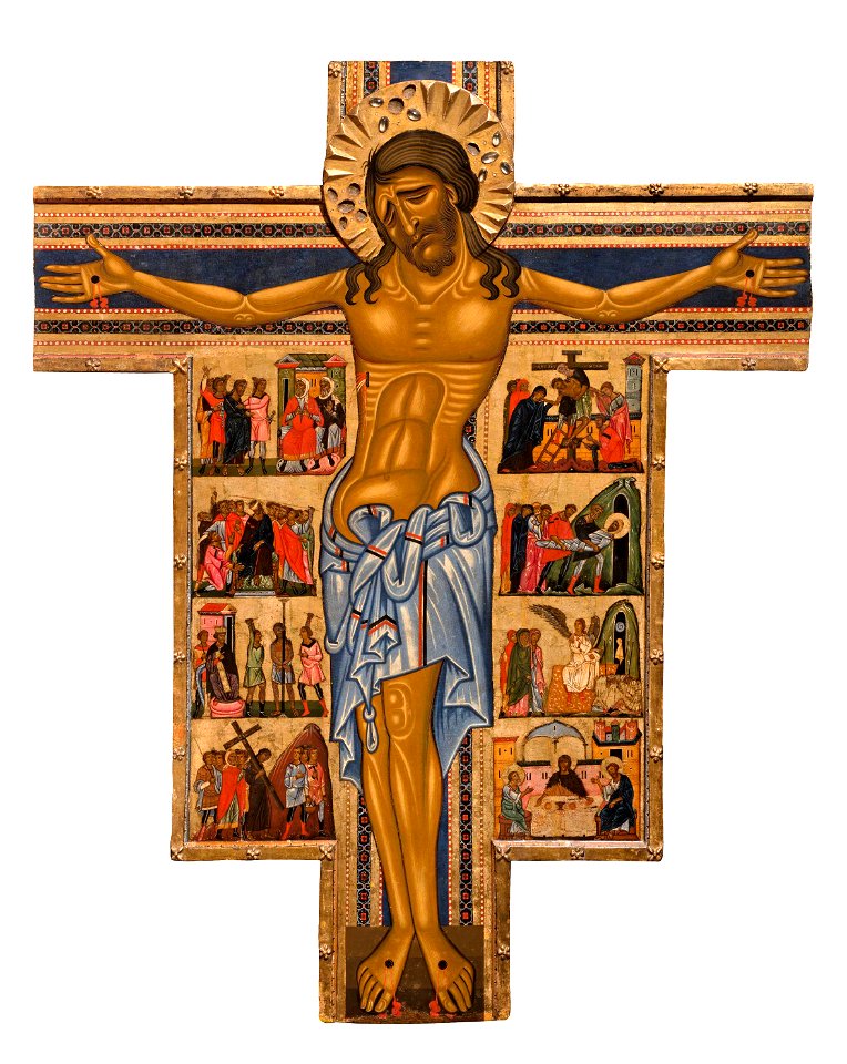 Maestro della croce 434, crocifisso 434, uffizi