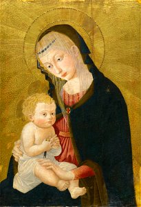 Madonna and Child - Pseudo-Pier Francesco Fiorentino - Google Cultural Institute. Free illustration for personal and commercial use.