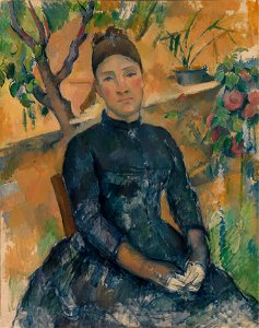 Madame Cézanne au conservatoire, par Paul Cézanne