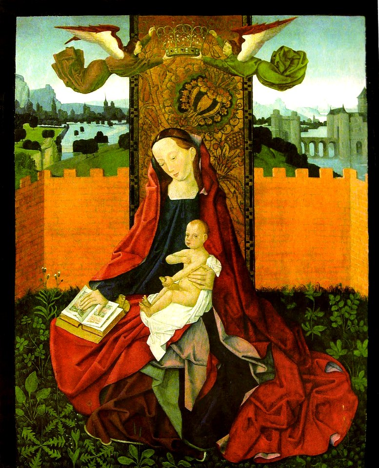 Madonna w ogrodzie Mistycznym