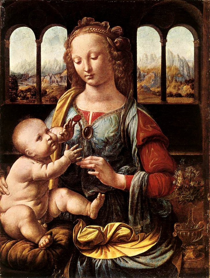 Madonna z goździkiem, Leonardo da Vinci