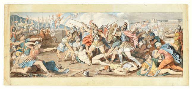 Madrazo, José (La disputa de griegos y troyanos por el cuerpo de Patroclo)