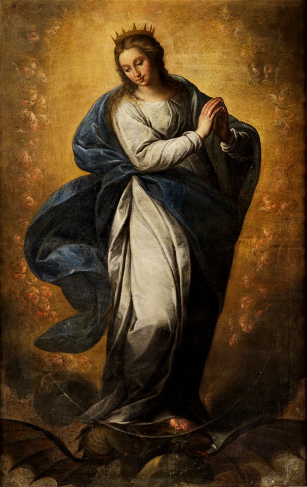 Madonna on the crescent Spain 17c