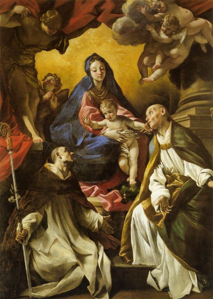 Madonna del Rosario - Lanfranco