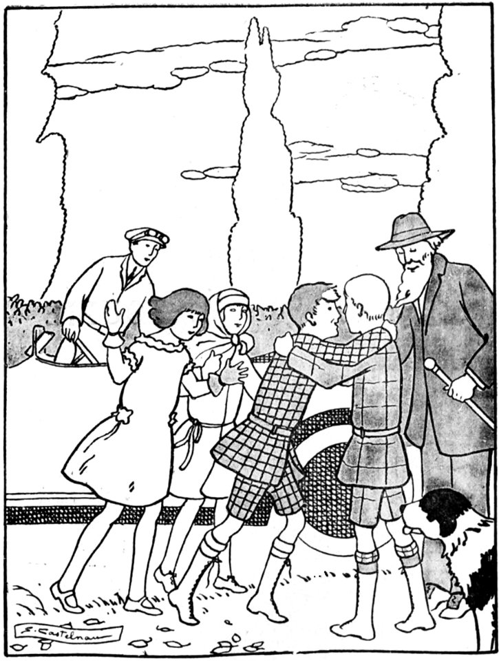 Magdeleine du Genestoux Le trésor de Mr. Toupie - 1924 (page 4 crop)