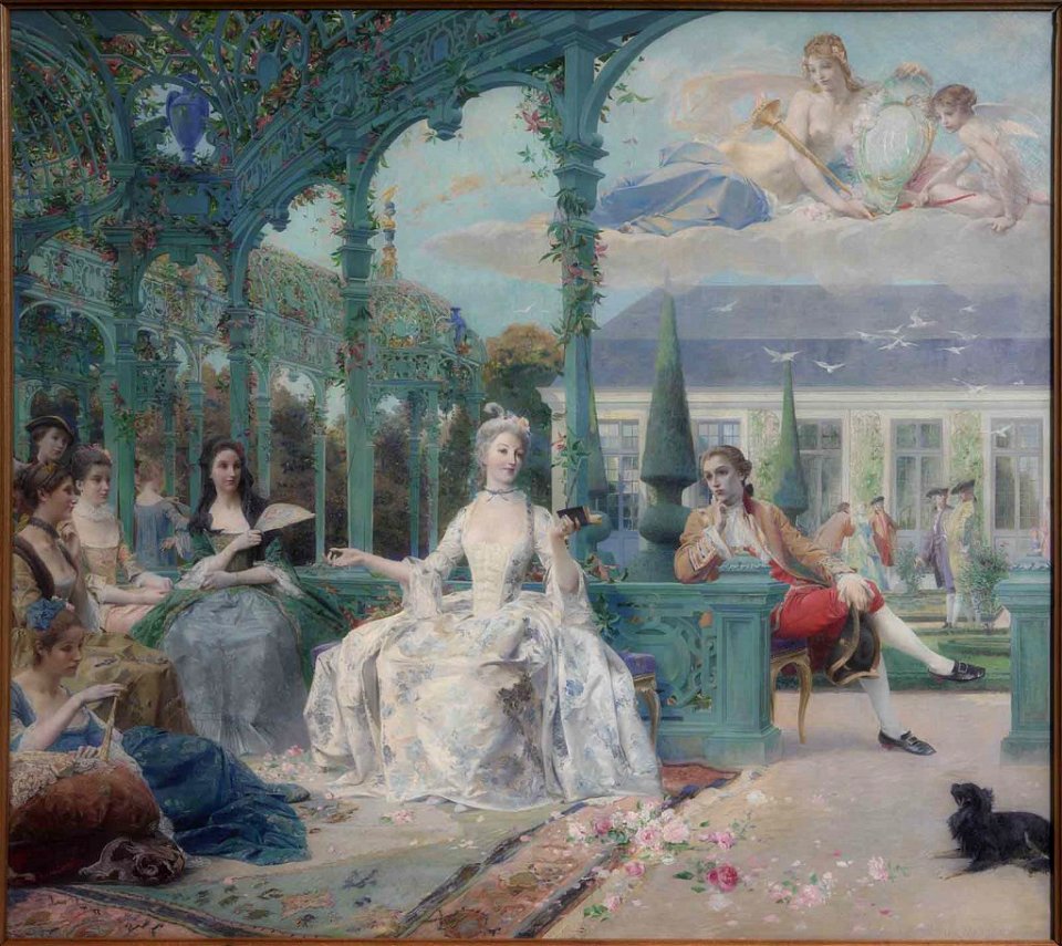 Mademoiselle de Clermont à Sylvie - Merson - Musée Condé